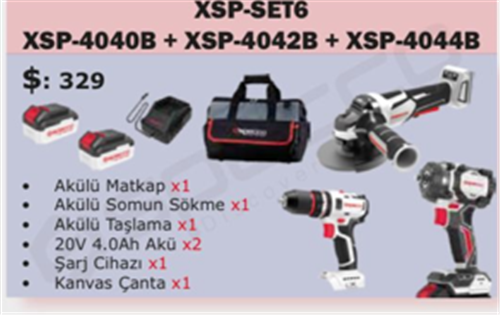 SPECCO VİDALAMA-TAŞLAMA-SOMUN SÖKME- 3LÜ SET 6